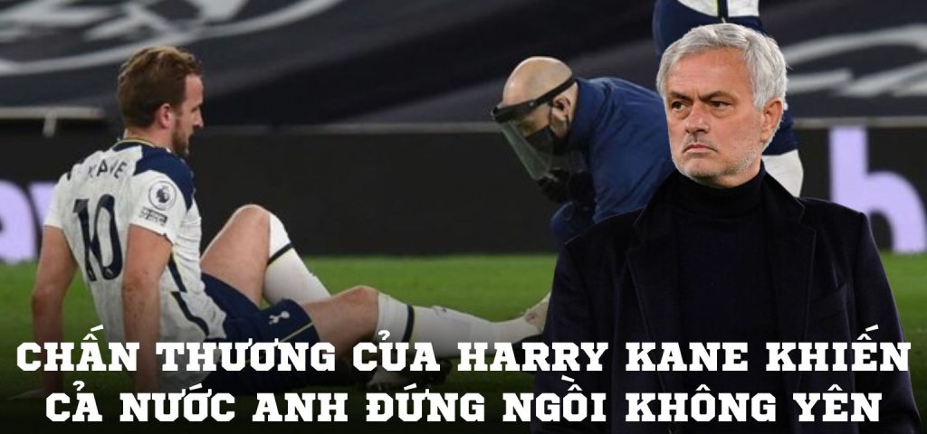 Chấn thương của Harry Kane khiến cả nước Anh đứng ngồi không yên